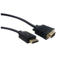 Кабель видео Cablexpert DisplayPort + VGA 1.8 м / Черный photo 2