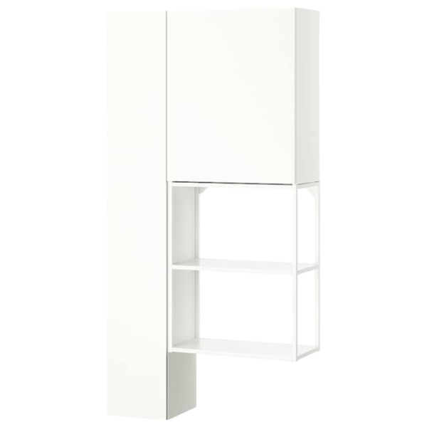 подвеснои шкаф для ваннои комнаты Ikea Enhet ЛДСП / Белый photo 1
