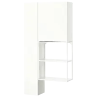 подвеснои шкаф для ваннои комнаты Ikea Enhet ЛДСП / Белый