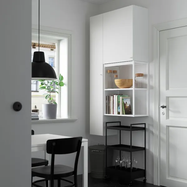 подвеснои шкаф для ваннои комнаты Ikea Enhet ЛДСП / Белый photo 4
