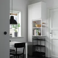 Dulap suspendat pentru baie Ikea Enhet PAL / White photo 4