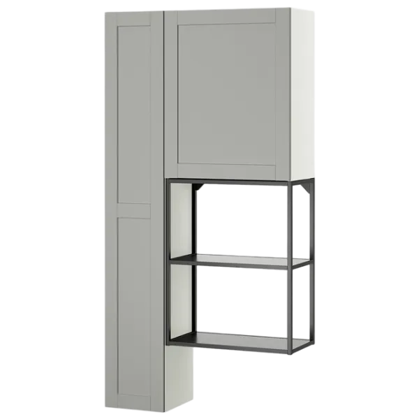 Dulap suspendat pentru baie Ikea Enhet PAL / Antracite photo 1