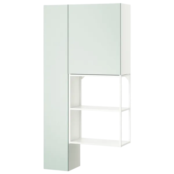 подвеснои шкаф для ваннои комнаты Ikea Enhet ЛДСП / Light Green photo 1