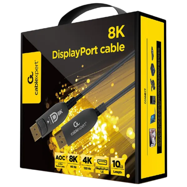 Cablu video Cablexpert DisplayPort + DisplayPort 10 m / Black photo 3
