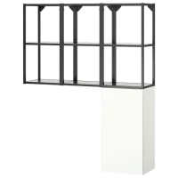 подвеснои шкаф для ваннои комнаты Ikea Enhet Сталь / Antracite