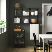Dulap suspendat pentru baie Ikea Enhet Oțel / Antracite photo 3
