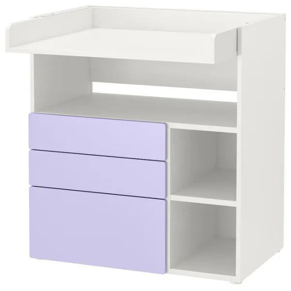 Masă de înfăşat Ikea Smastad 5744955 Unisex / 0+ / White photo 1