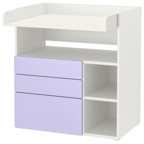 Masă de înfăşat Ikea Smastad 5744955 Unisex / 0+ / White photo 1