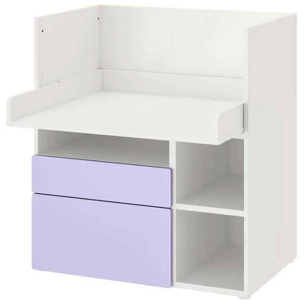 Masă de înfăşat Ikea Smastad 5744955 Unisex / 0+ / White photo 2
