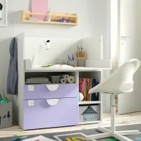 Masă de înfăşat Ikea Smastad 5744955 Unisex / 0+ / White photo 4