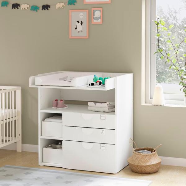 Пеленальный столик Ikea Smastad 5744953 Унисекс / 0+ / Белый photo 3
