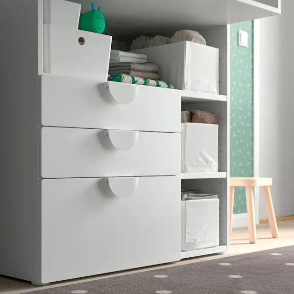 Пеленальный столик Ikea Smastad 5744953 Унисекс / 0+ / Белый photo 5