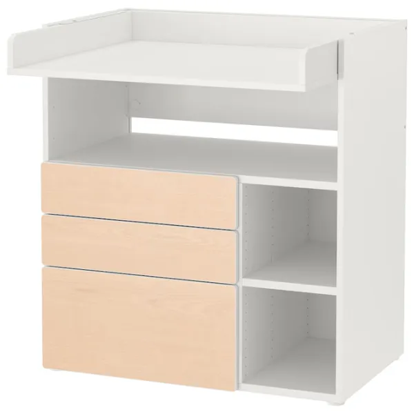 Masă de înfăşat Ikea Smastad 5744952 Unisex / 0+ / White photo 1