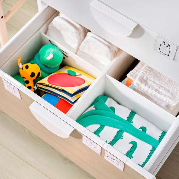 Masă de înfăşat Ikea Smastad 5744952 Unisex / 0+ / White photo 4