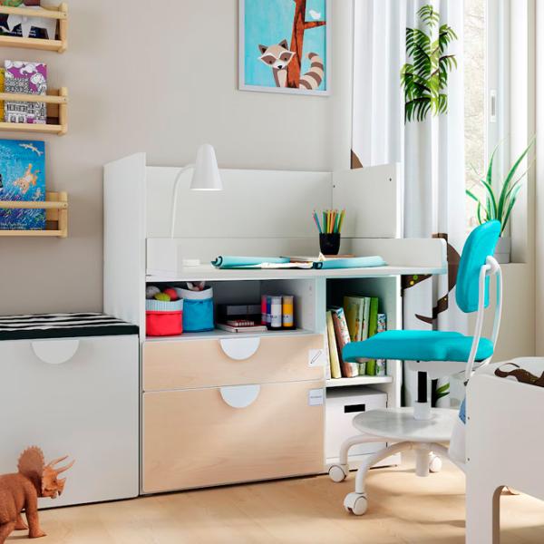 Masă de înfăşat Ikea Smastad 5744952 Unisex / 0+ / White photo 5