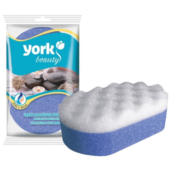 Burete de baie York Beauty Buretă / Blue photo 1 Burete de baie York Beauty Buretă / Blue photo 1