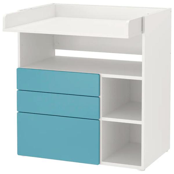 Masă de înfăşat Ikea Smastad 5744954 Unisex / 0+ / White photo 1