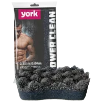 Губка для ванны York Motyl Men Губка / Черный