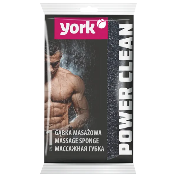 Губка для ванны York Motyl Men Губка / Черный photo 2 Губка для ванны York Motyl Men Губка / Черный photo 2