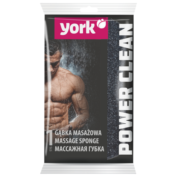 Губка для ванны York Motyl Men Губка / Черный photo 2 Губка для ванны York Motyl Men Губка / Черный photo 2