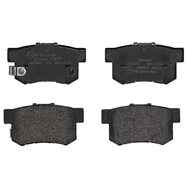 Тормозные колодки Brembo P 28 039 Задние / Дисковые  photo 3 Тормозные колодки Brembo P 28 039 Задние / Дисковые  photo 3