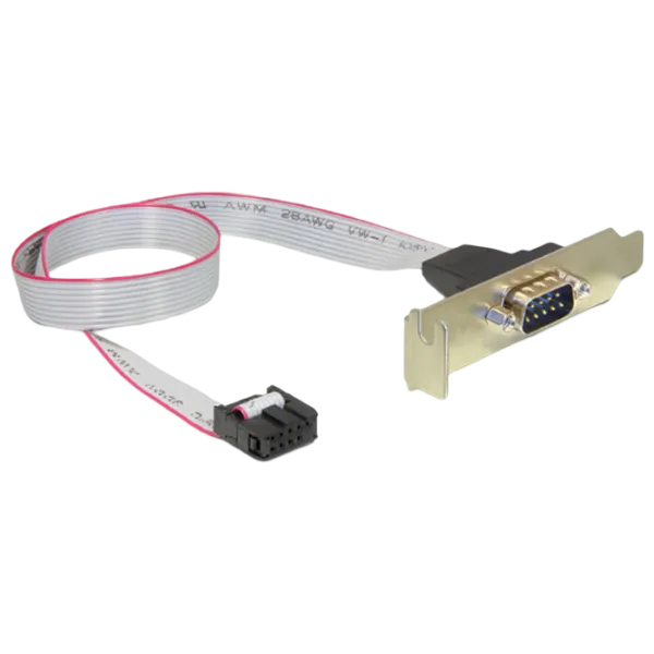 Cablu video Cablexpert 9 pin + VGA 0.4 m / Black photo 1