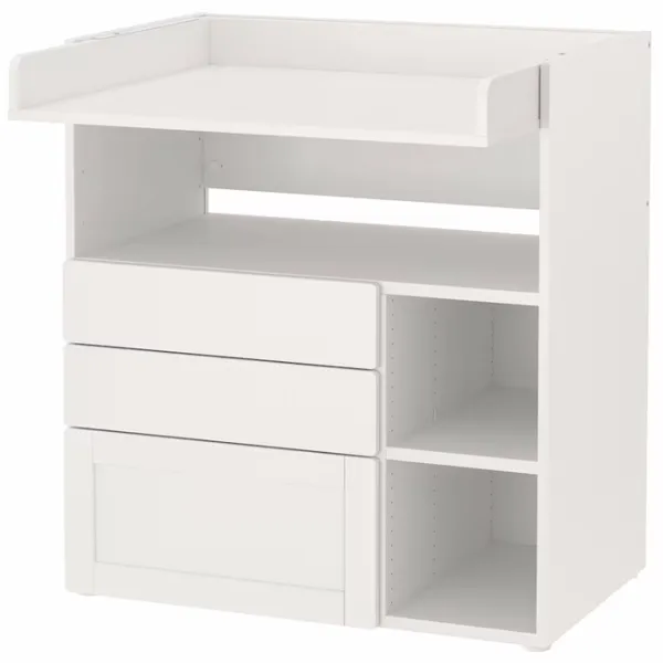 Masă de înfăşat Ikea Smastad 5744957 Unisex / 0+ / White photo 1