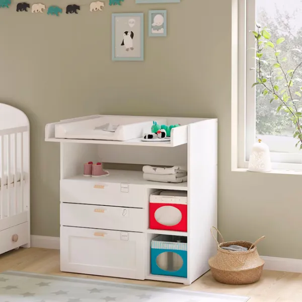 Masă de înfăşat Ikea Smastad 5744957 Unisex / 0+ / White photo 2