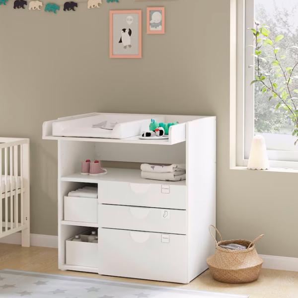 Masă de înfăşat Ikea Smastad 5744957 Unisex / 0+ / White photo 5