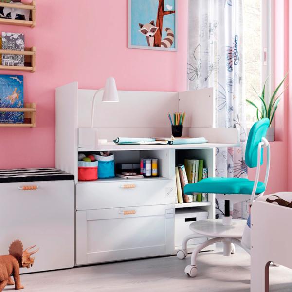 Masă de înfăşat Ikea Smastad 5744957 Unisex / 0+ / White photo 7