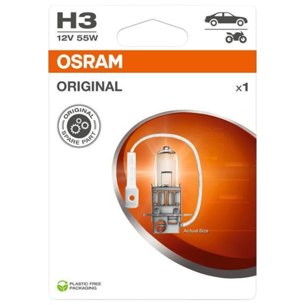 Автомобильная лампа Osram OS-64151-1BL Галоген / H3 / PK22s / 55 Вт /  photo 1