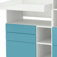 Masă de înfăşat Ikea Smastad/Platsa 5744945 Unisex / 0+ / White photo 2