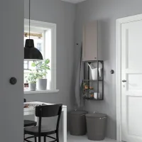 Dulap suspendat pentru baie Ikea Enhet Oțel / Antracite photo 3