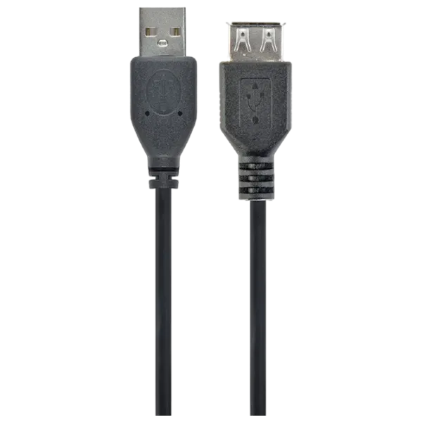 Кабель данных Cablexpert USB Type-A + USB Type-A 0.75 м / Черный photo 1