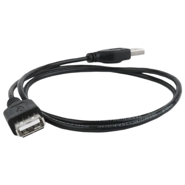 Кабель данных Cablexpert USB Type-A + USB Type-A 0.75 м / Черный photo 3