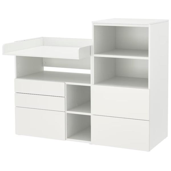 Masă de înfăşat Ikea Smastad/Platsa 5744950 Unisex / 0+ / White photo 1