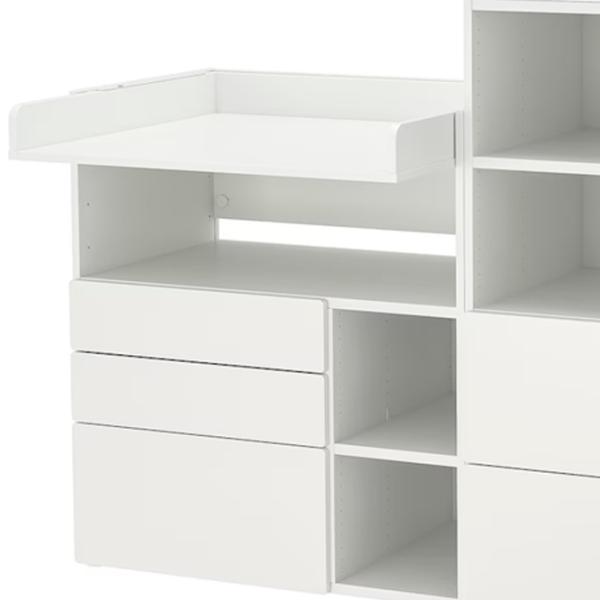 Masă de înfăşat Ikea Smastad/Platsa 5744950 Unisex / 0+ / White photo 3