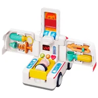 Mașină Hola Toys Ambulance E9997 / / Red White photo 3