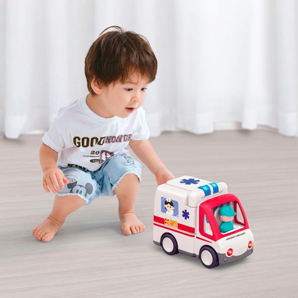Mașină Hola Toys Ambulance E9997  / / Red White photo 5 Mașină Hola Toys Ambulance E9997  / / Red White photo 5