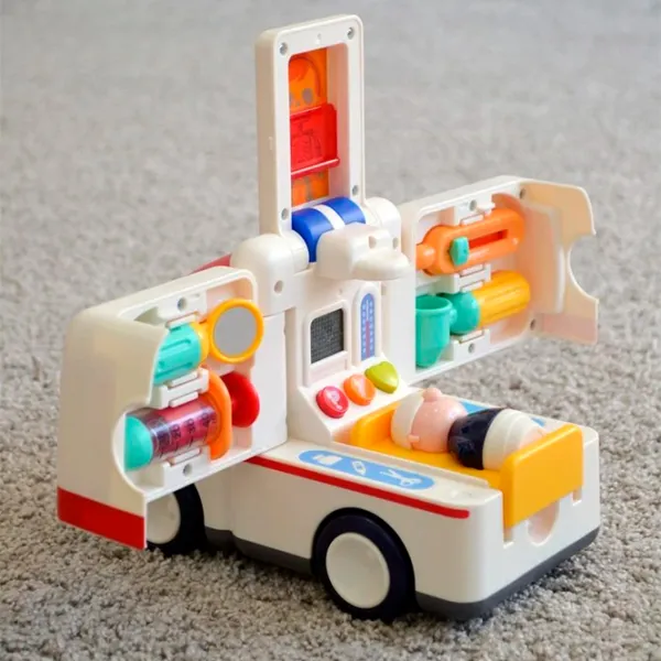 Mașină Hola Toys Ambulance E9997  / / Red White photo 6 Mașină Hola Toys Ambulance E9997  / / Red White photo 6