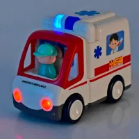 Mașină Hola Toys Ambulance E9997 / / Red White photo 7
