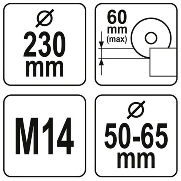 Adaptor de aspirare Yato YT82990 Orange / Plastic photo 2