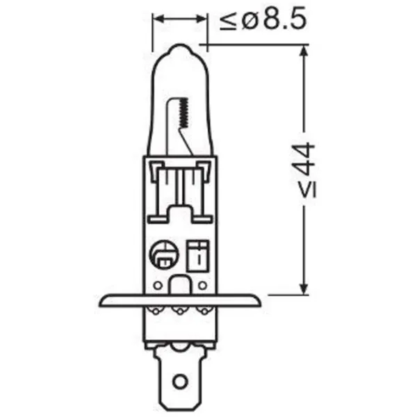 Автомобильная лампа Osram OS-64150ULT-2HB Галоген / H1 / P14.5s / 55 Вт /  photo 3