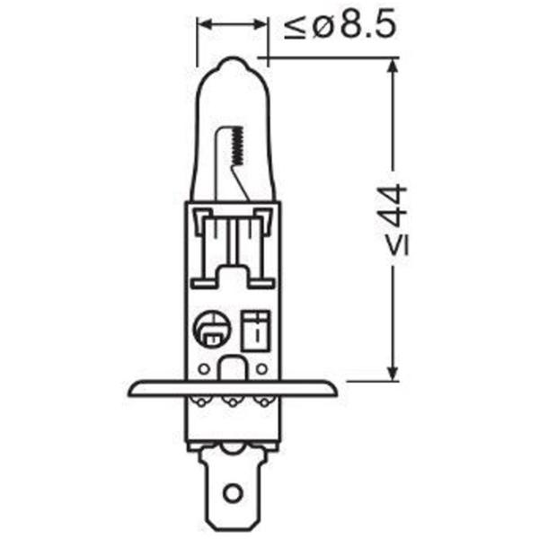 Автомобильная лампа Osram OS-64150ULT-2HB Галоген / H1 / P14.5s / 55 Вт /  photo 3