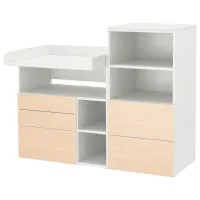 Masă de înfăşat Ikea Smastad/Platsa 5744947 Unisex / 0+ / White