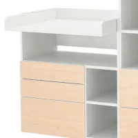 Masă de înfăşat Ikea Smastad/Platsa 5744947 Unisex / 0+ / White photo 3