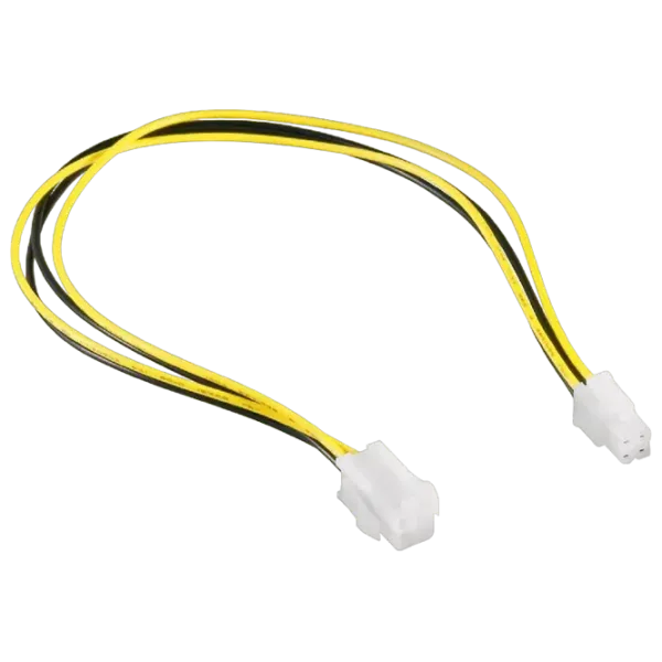 Cablu de alimentare Cablexpert 4-pin + 4-pin 0.3 m / Black photo 2