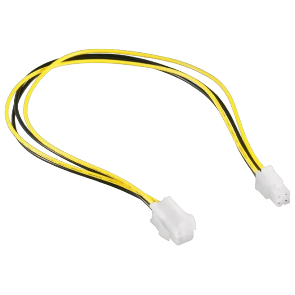 Cablu de alimentare Cablexpert 4-pin + 4-pin 0.3 m / Black photo 2