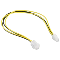 Кабель питания Cablexpert 4-pin + 4-pin 0.3 м / Черный photo 2