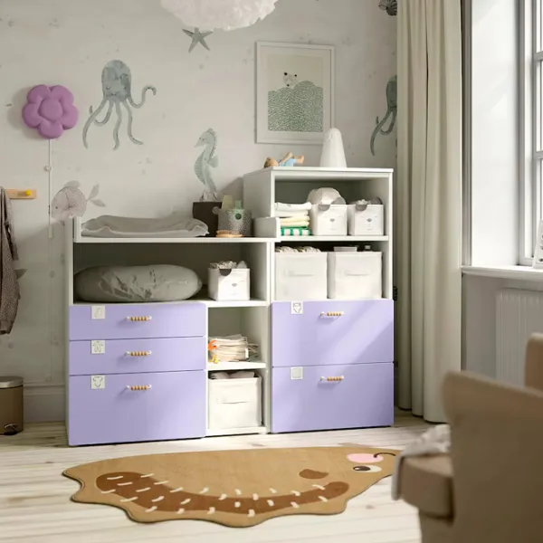 Пеленальный столик Ikea Smastad/Platsa 5744946 Унисекс / 0+ / Белый photo 2